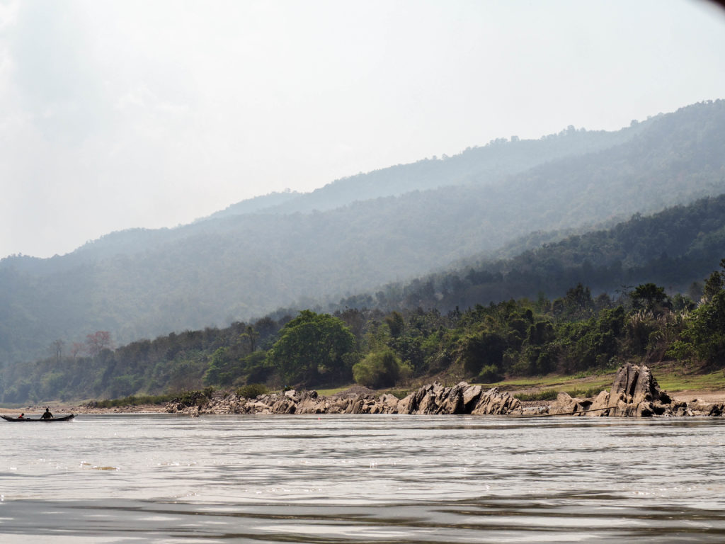 Taking the slowboat from Thailand to Laos